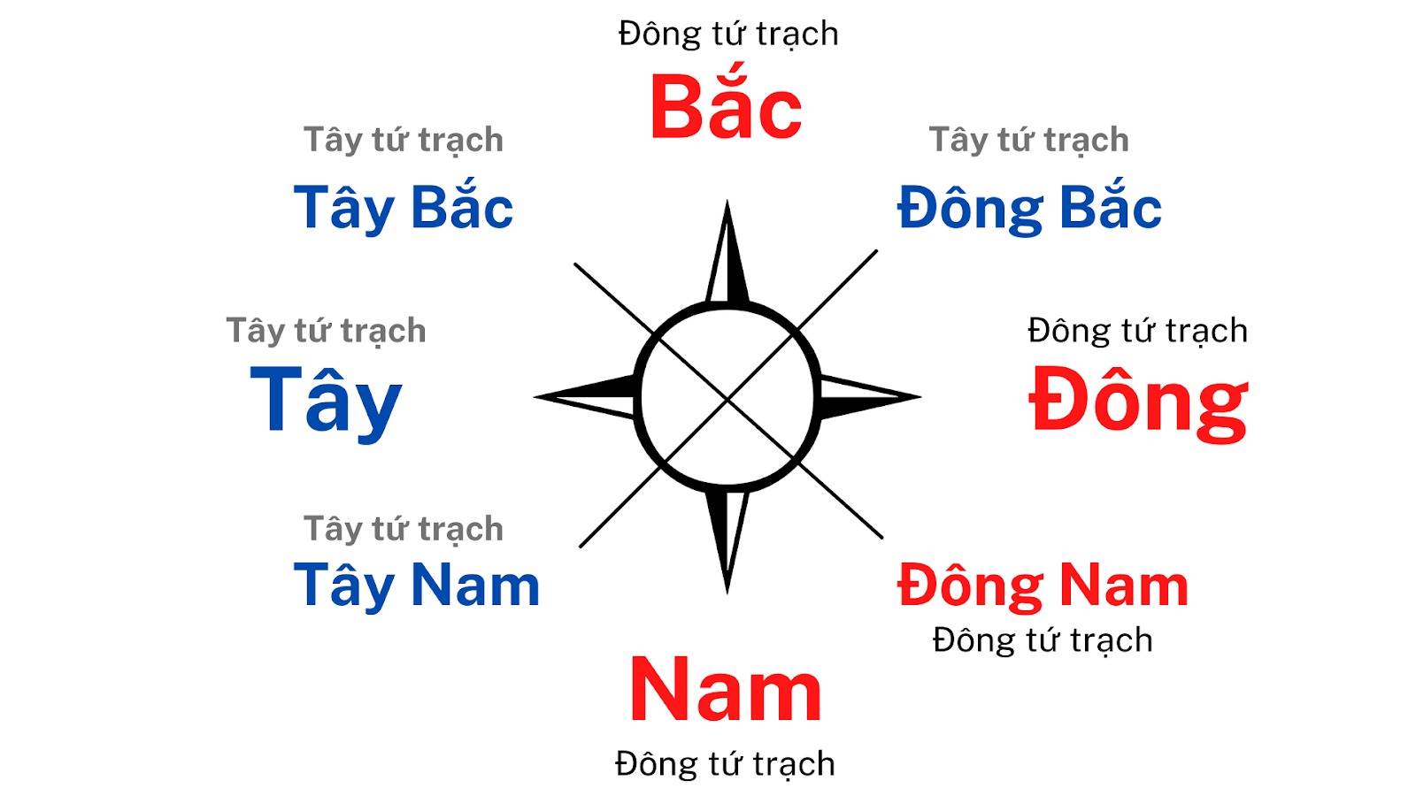 Nam Tân Hợi nên đặt bàn làm việc quay về các hướng thuộc Tây tứ trạch